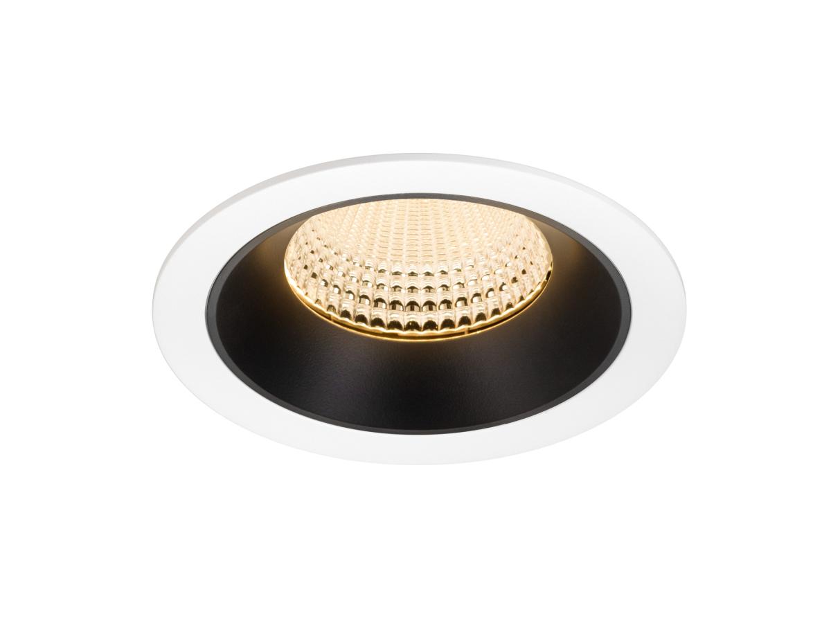 SLV - NUMINOS® XL, plafondinbouwarmatuur wit/zwart 2700 K 55° - 1009933