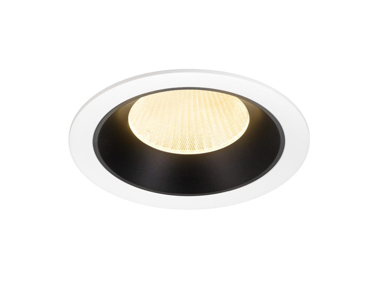 SLV - NUMINOS® XL, plafondinbouwarmatuur wit/zwart 3000 K 20° - 1009945