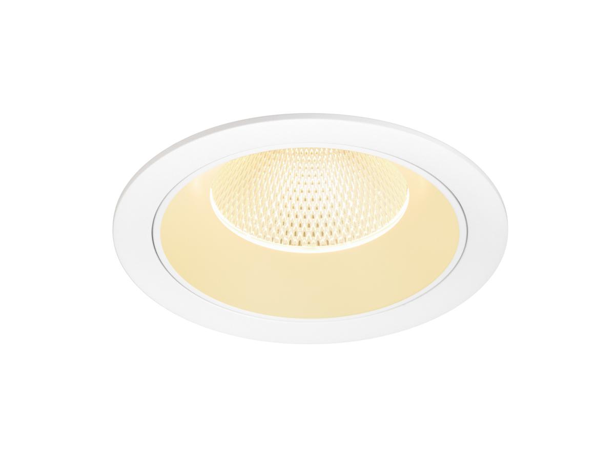 SLV - NUMINOS® L, plafondinbouwarmatuur 3000K, 40°, IP20, rond - 1009949