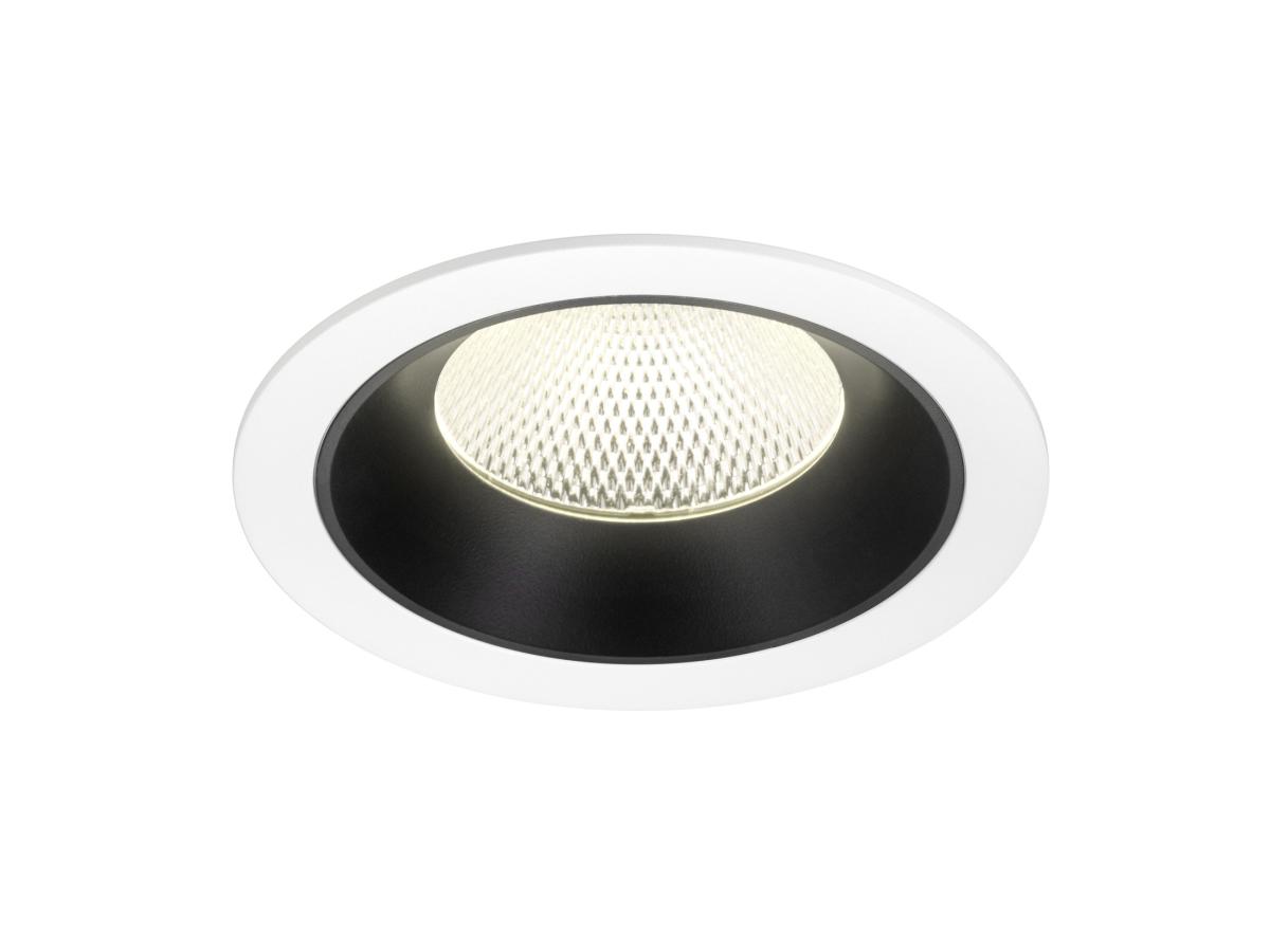 SLV - NUMINOS® XL, plafondinbouwarmatuur wit/zwart 4000 K 40° - 1009966