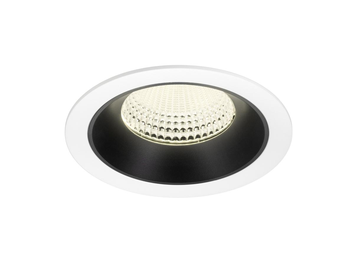SLV - NUMINOS® XL, plafondinbouwarmatuur wit/zwart 4000 K 55° - 1009969