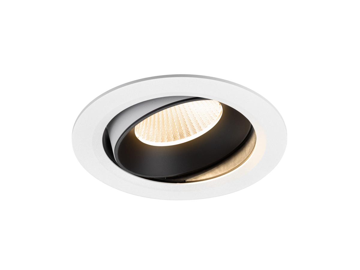 SLV - NUMINOS® MOVE XL, plafondinbouwarmatuur wit/zwart 2700 K 40° - 1009984