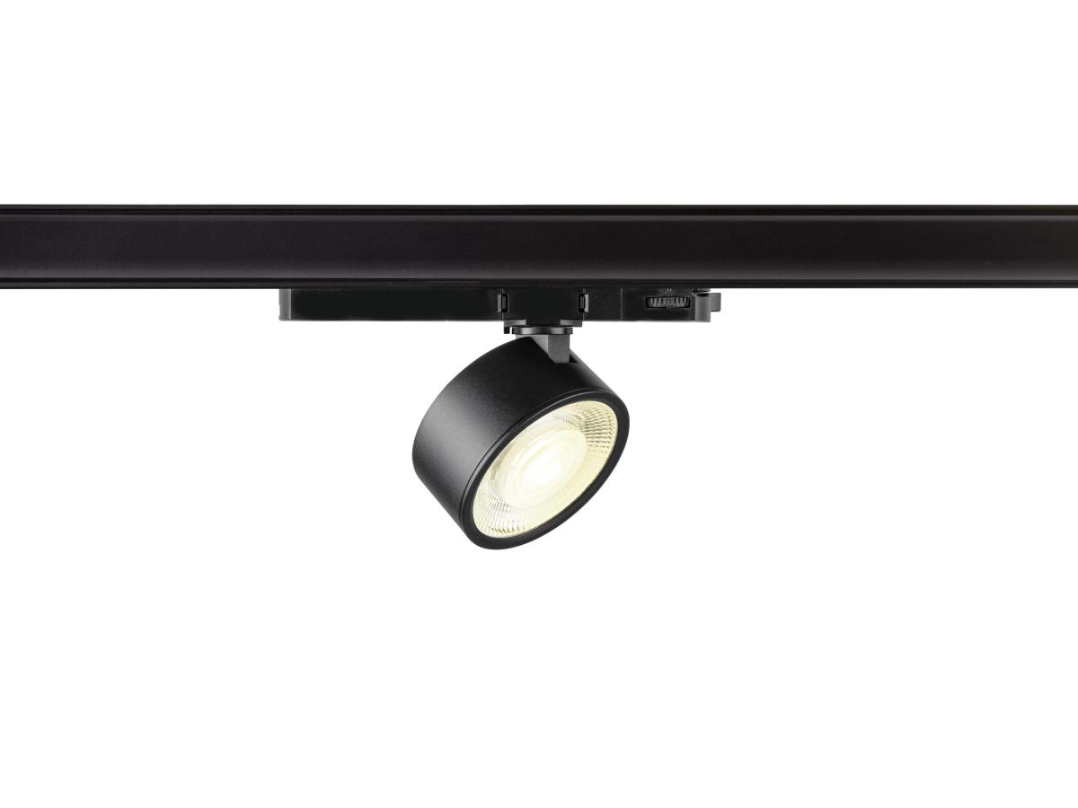 SLV - KALU 2.0, 3~ spot, FASE, cilindrisch, 4000K, 10W, 36°, zwart - 1010246