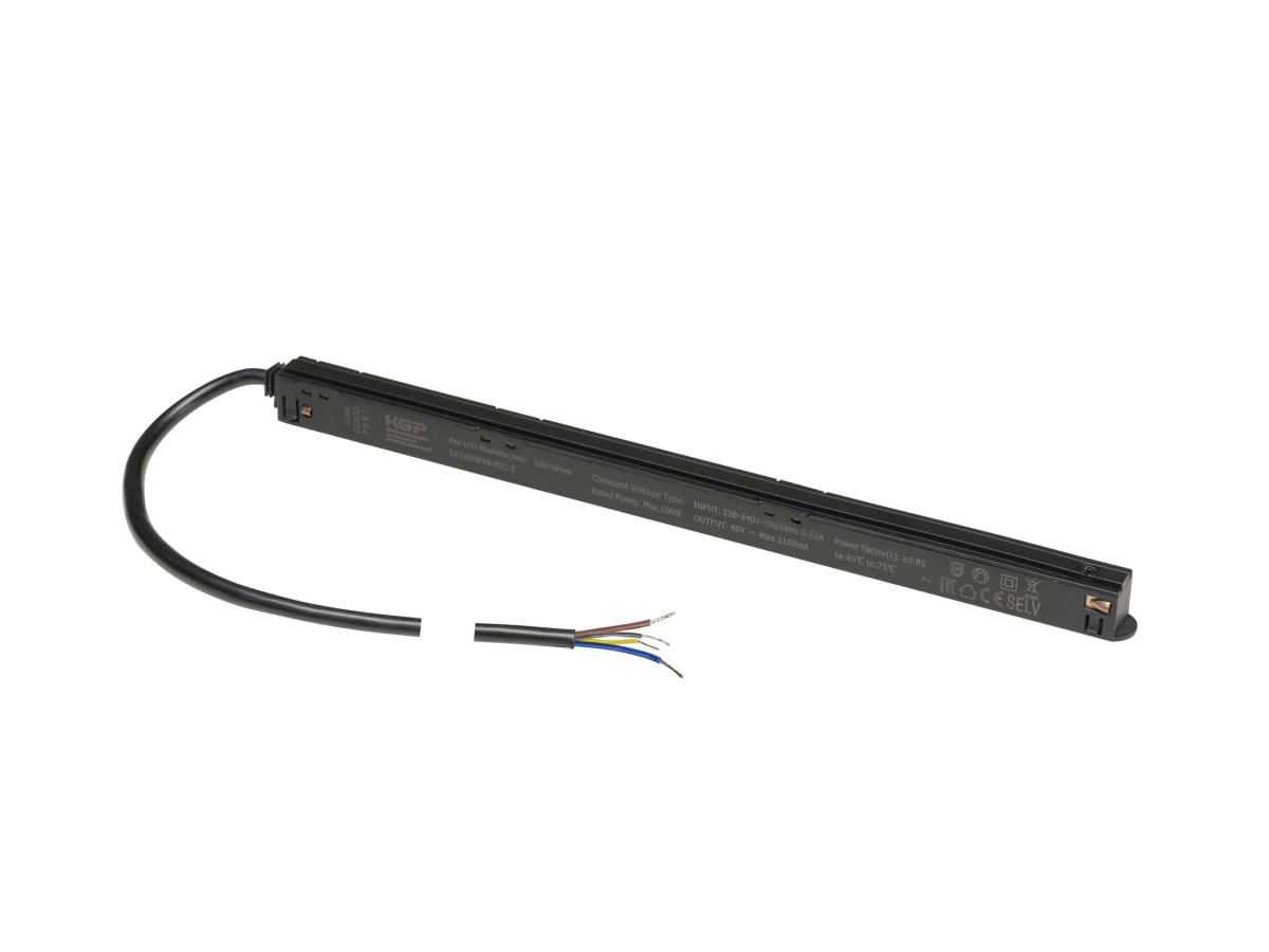 SLV - 48 V SYSTEM, Intrack led driver, 48 V DC, 100 W, incl. 300 - 1010446