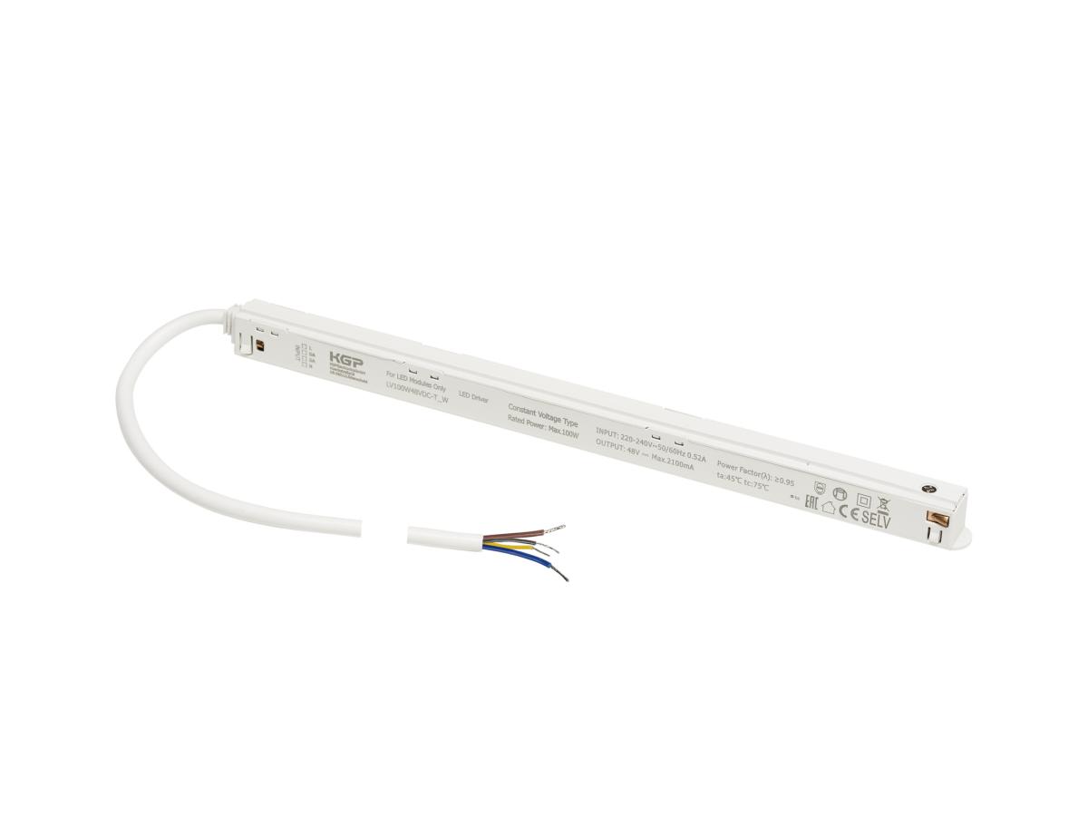 SLV - 48 V SYSTEM, Intrack LED driver, 48 V DC, 100 W, incl. 300 - 1010447