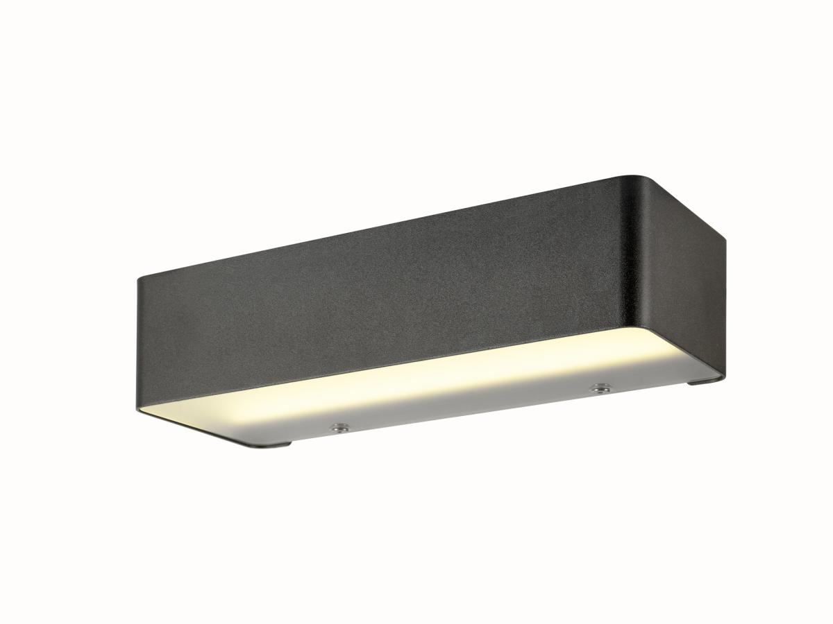 SLV - WL 149, WL, PHASE, Wandopbouwlamp, 3000 K, 10 W, zwart - 1011747