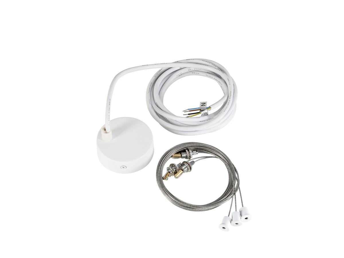 SLV - MEDO 2 OPHANGSET, 3 m hanglengte, Parallel, wit - 1011784