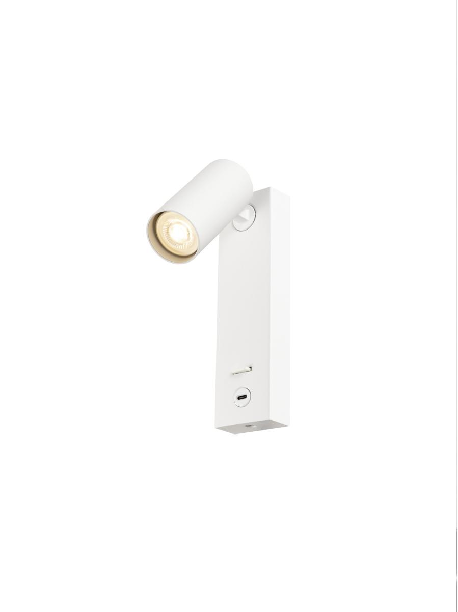 SLV - ENOLA 2.0 S, WL, SINGLE, GU10 MINI, PAR11, BEDSIDE, USB C - 1011924
