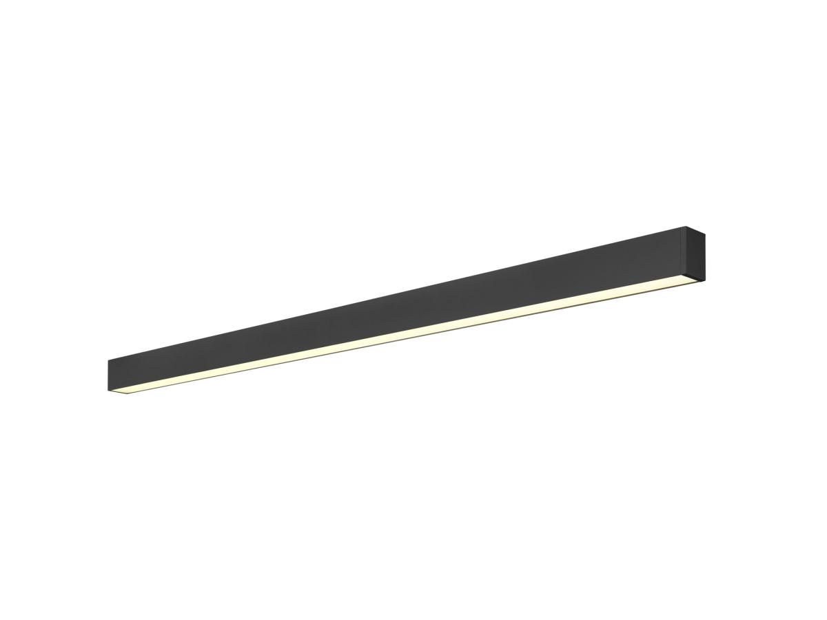 SLV - GLENOS® 2.0, WL, Opbouwwandlamp, 3000 K, 20 W, 80°, zwart - 1012167