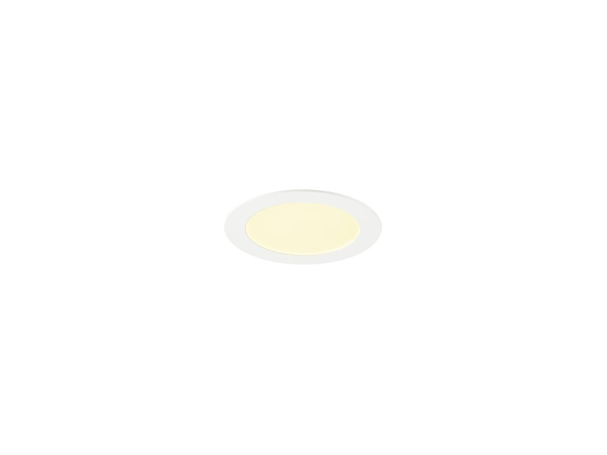SLV - SENSER 2.0 18, RL, rond, PHASE, Inbouw plafondlamp, 3000 K - 1012200