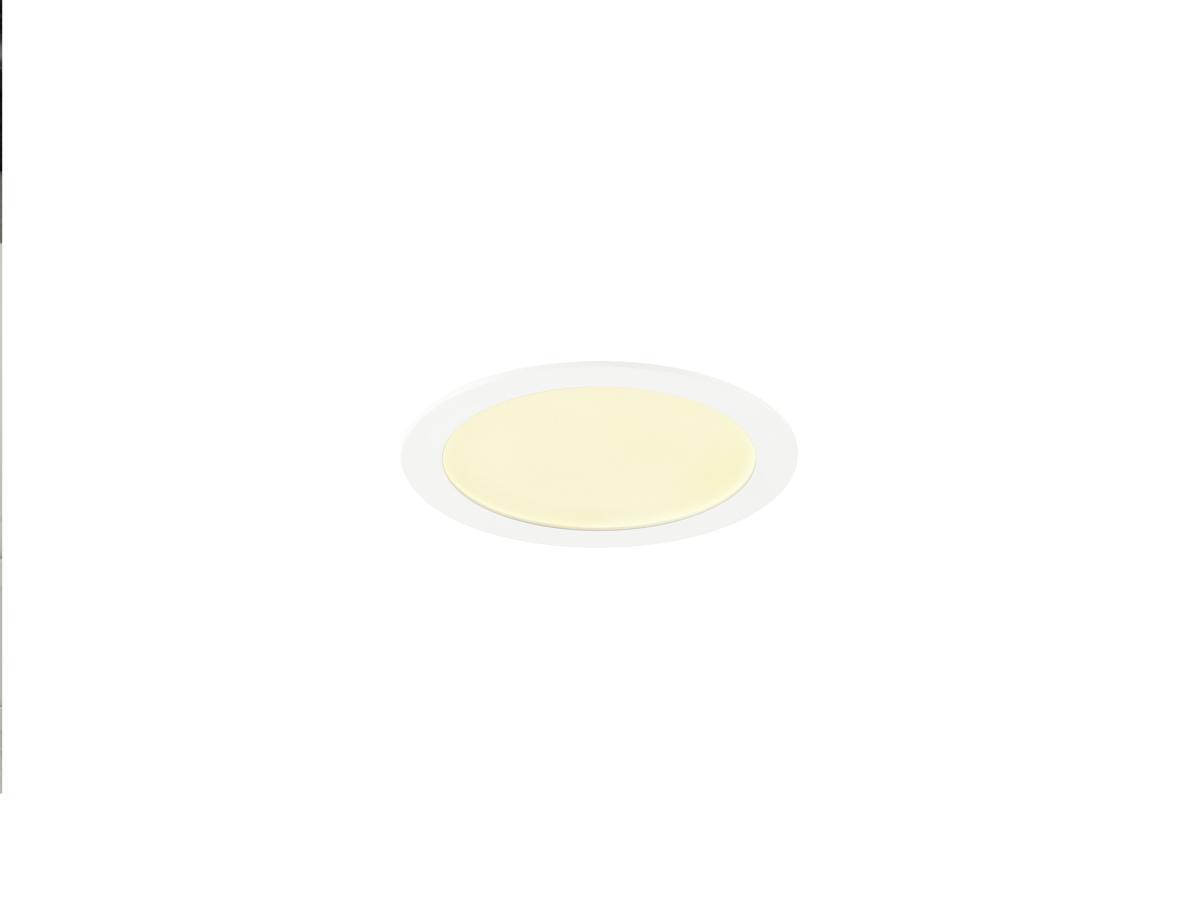 SLV - SENSER 2.0 24, RL, rond, PHASE, Inbouwplafondlamp, 3000 K - 1012202