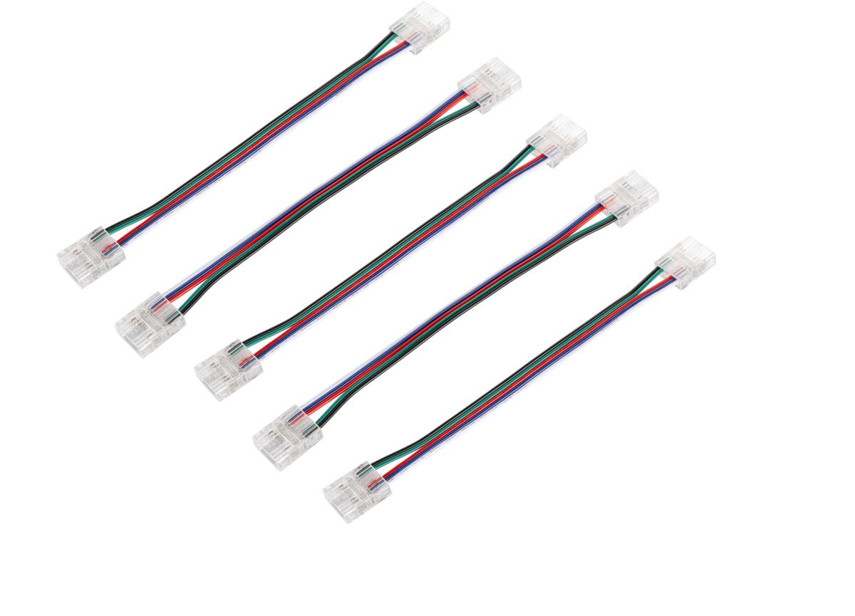 SLV - LEDSTRIP VERBINDER COB, KABEL RGBW S, transparant - 1012291