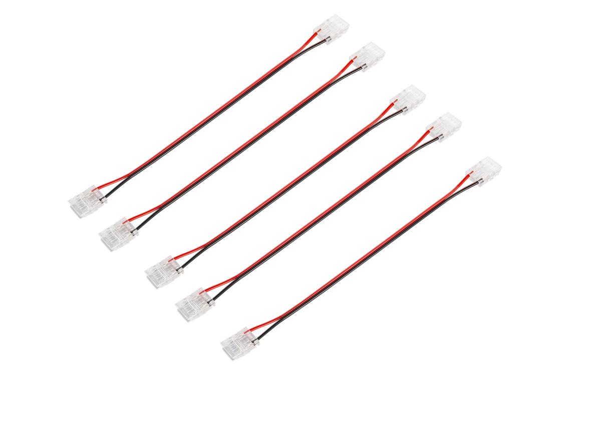 SLV - LEDSTRIP VERBINDER SMD, KABEL S 10MM, transparant - 1012311