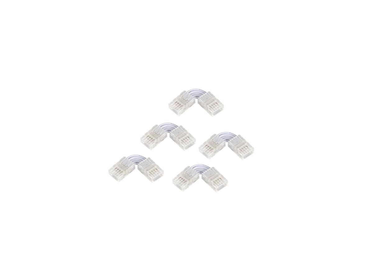 SLV - LEDSTRIP VERBINDER SMD, 90° RGBW S, transparant - 1012322