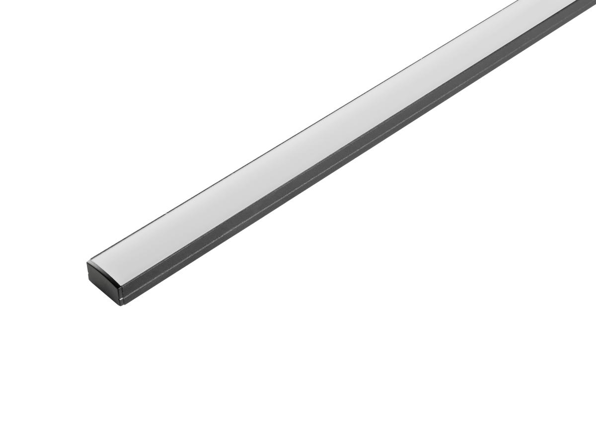 SLV - LEDSTRIP PROFIEL OPBOUW PLAT, zwart - 1012338