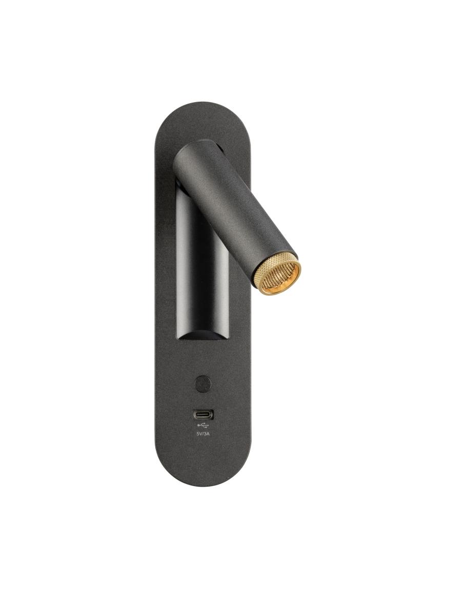 SLV - GRIP! S, WL, Wand inbouwlamp, 2700 K, 4,2 W, Schakelaar - 1012364