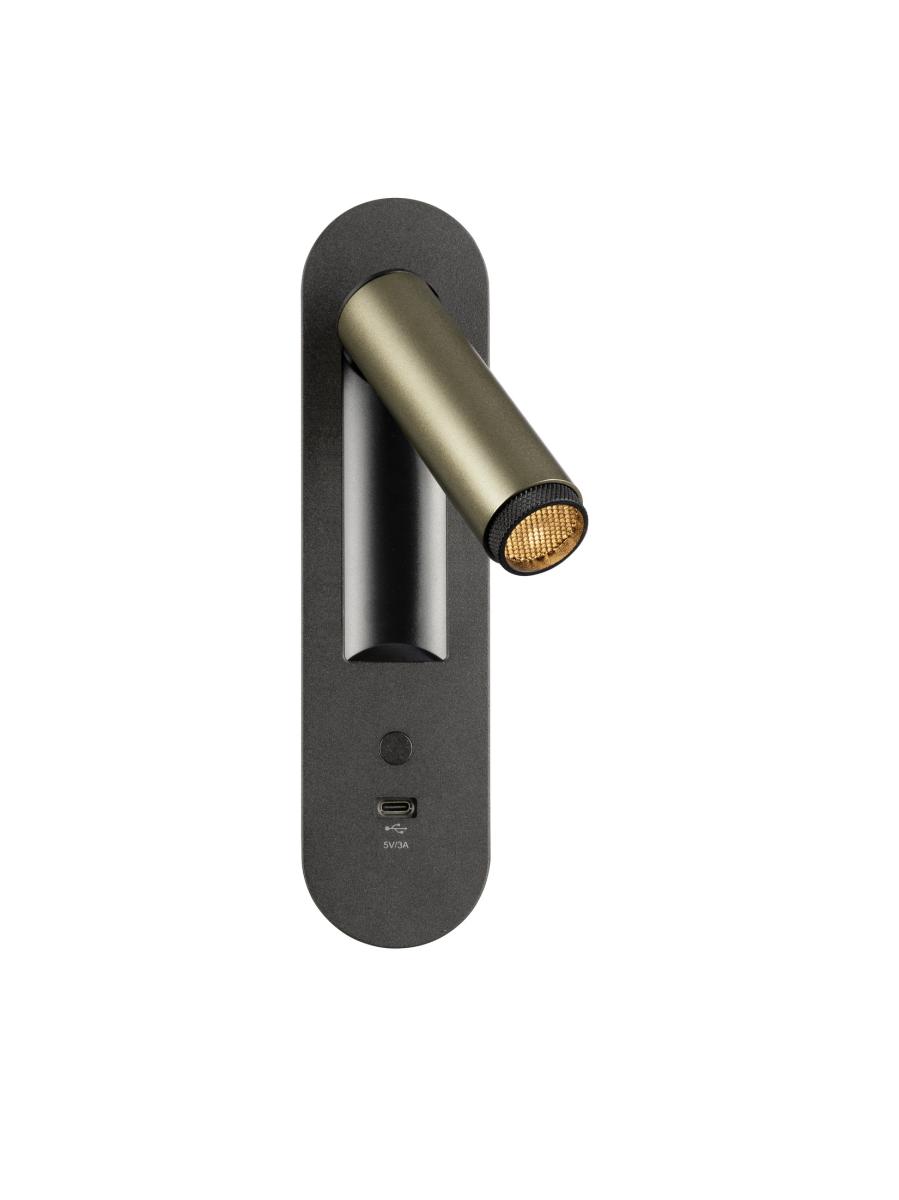 SLV - GRIP! S, WL, Wand inbouwlamp, 2700 K, 4,2 W, Schakelaar - 1012365
