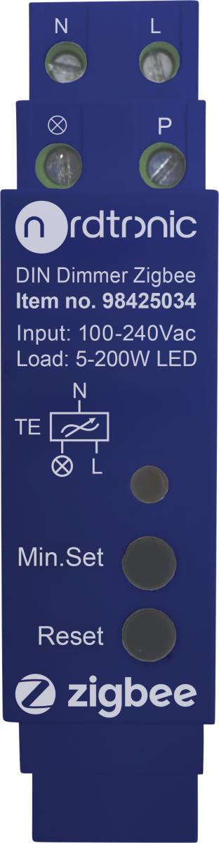 SLV - DIN DIMMER, ZIGBEE 3.0, blauw - 3009285