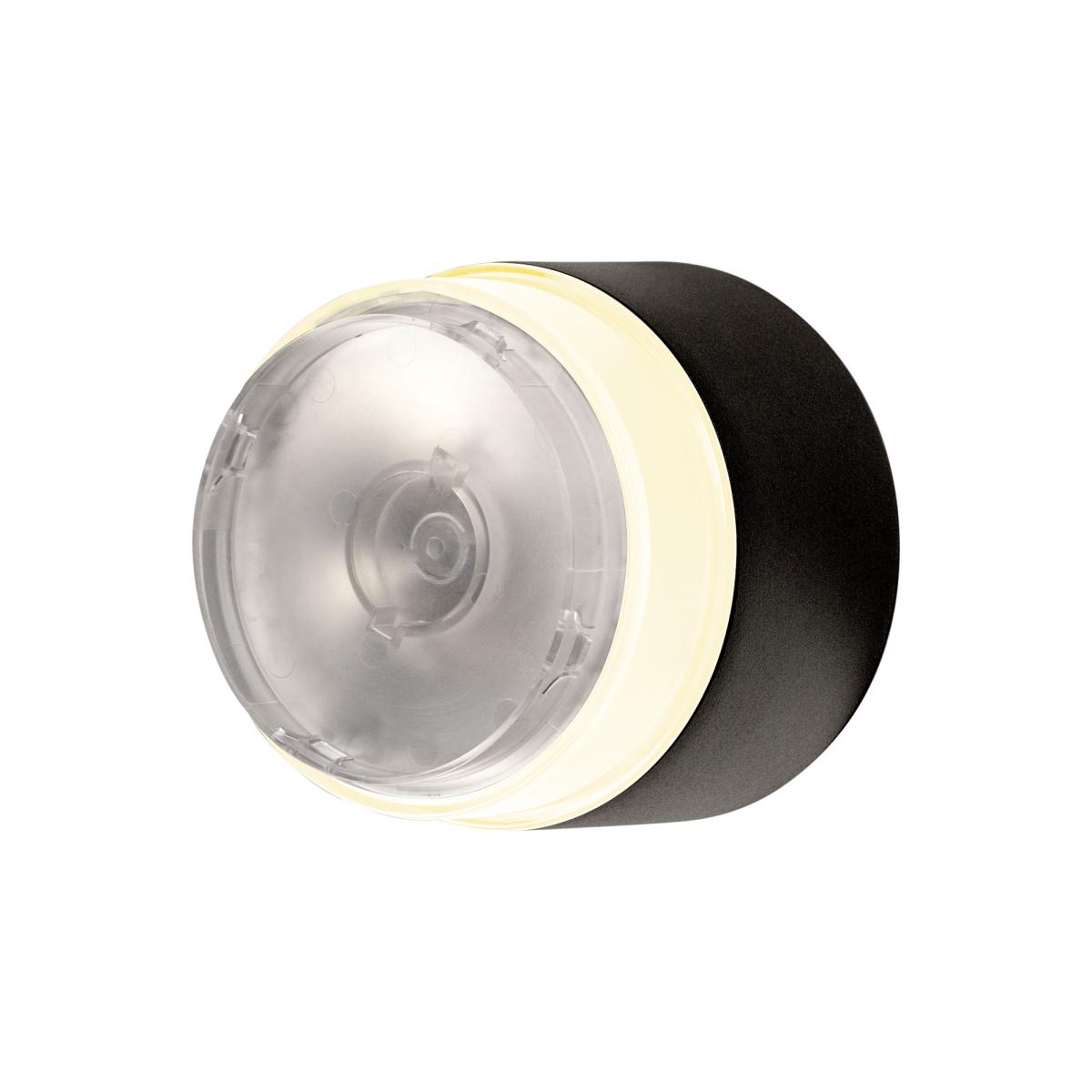 SLV - MANA BASE WL FASE, wandopbouwarmatuur antraciet rond 15 W 80 - 1006319