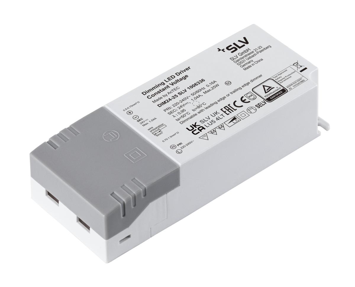 SLV - LED voeding 24V 25 W fase dimbaar - 1006336