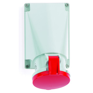 Bals - opbouw cee stopcontact 63A 3P+A 400V IP44, schroefaansluitin - 1127