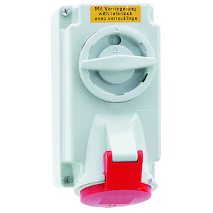 Bals - cee stopcontact+schakelaar 16A 3P+N+A 400V IP44 - 1611