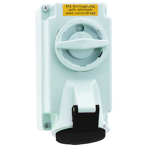Bals - opbouw cee stopcontact 16A 3P+A 500V IP44, + schakelaar + ve - 1616