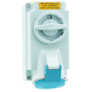 Bals - cee stopcontact + schakelaar 16A 2P+A 230V IP44, + schakelaa - 1619