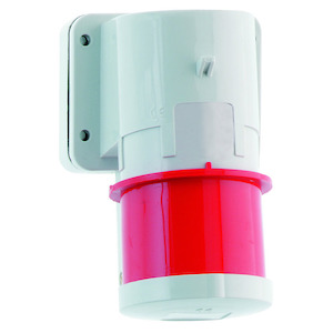 Bals - Opbouw toestelstopcontact 32A 5P 380V met klapdeksel - 2655