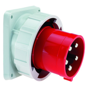 Bals - Inbouw mannelijk cee stopcontact 125A 3P+N+A 400V IP67 schui - 2744