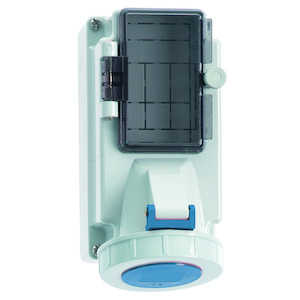 Bals - opbouw cee stopcontact 16A 2P+A 230V IP67 + dinrail - 15024