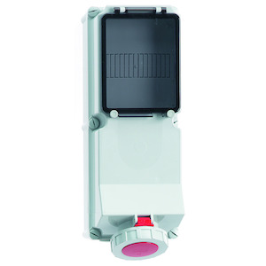 Bals - opbouw cee stopcontact 125A 3P+N+A 400V IP67, beveiligbaar + - 15160