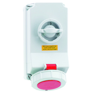 Bals - cee stopcontact 32A 3P+A 400 440V 3h IP67+schakel.+vergrende - 16050