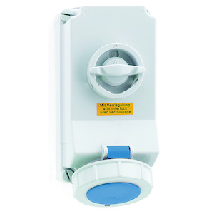 Bals - opbouw cee stopcontact 16A 3P+A 230V IP67, + schakelaar + ve - 16059