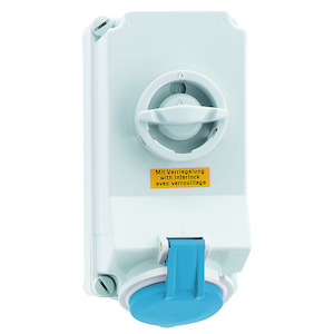 Bals - WCD 9h 32A 4P 230V IP44 225×118 QC TE A/V Ni - 16060