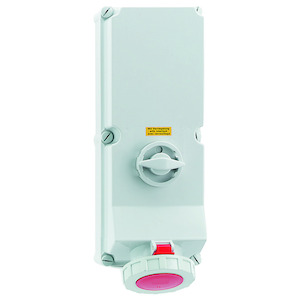 Bals - Opbouw cee stopcontact 125A 3P+N+A 400V IP67+schakelaar+verg - 16622