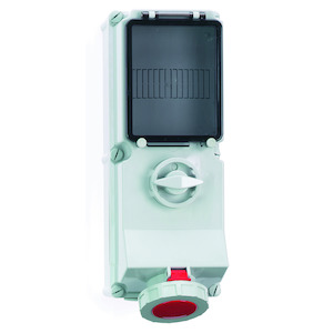 Bals - opbouw cee stopcontact 63A 3P+N+A 400V +schakelaar+vergrende - 17066