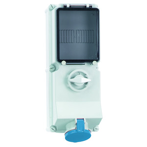 Bals - OPBOUW CEE STOPCONTACT 16A 3P+A 230V IP44, +schakelaar+bevei - 17275