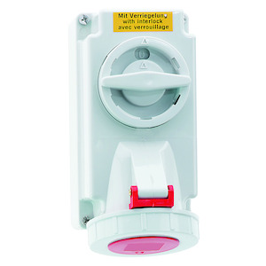 Bals - opbouw cee stopcontact 16A 3P+A 400V IP67, + schakelaar + ve - 160049