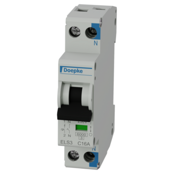 Doepke - ELS 16A 1P/N 6KA "C" 1 MODULE - 09915034