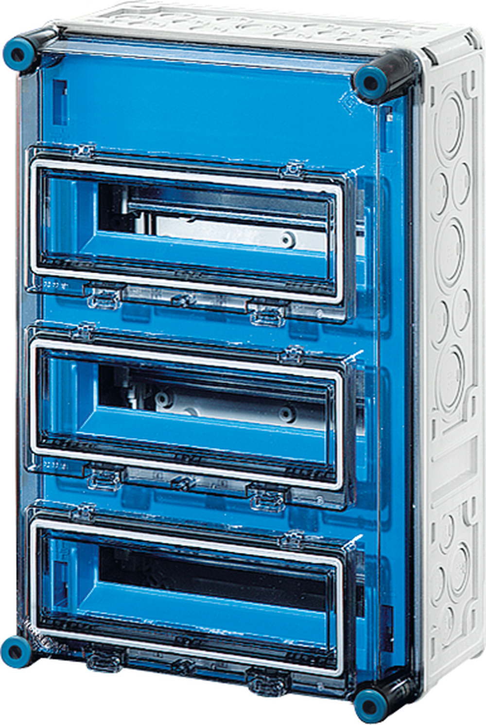 Hensel - MI behuizing voor automaten met klapdeksels 3x12 modules - 2000617