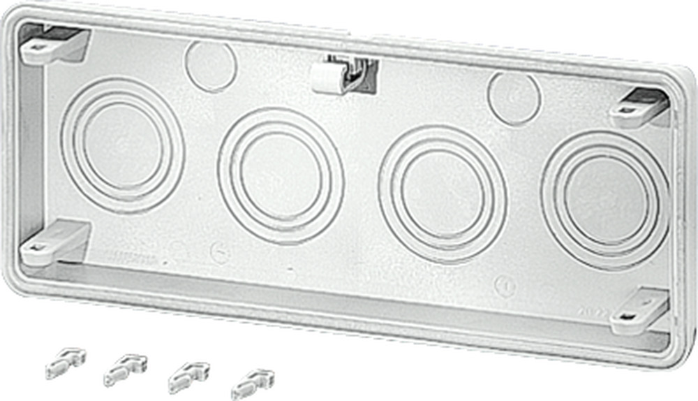 Hensel - MI aanbouwflens 2 x M20 , 4 x M32/40/50 - 2000132