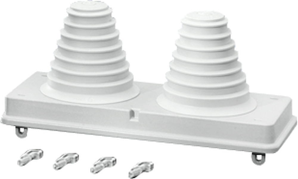 Hensel - MI aanbouwflens dia 2 x 30 72mm - 20001026