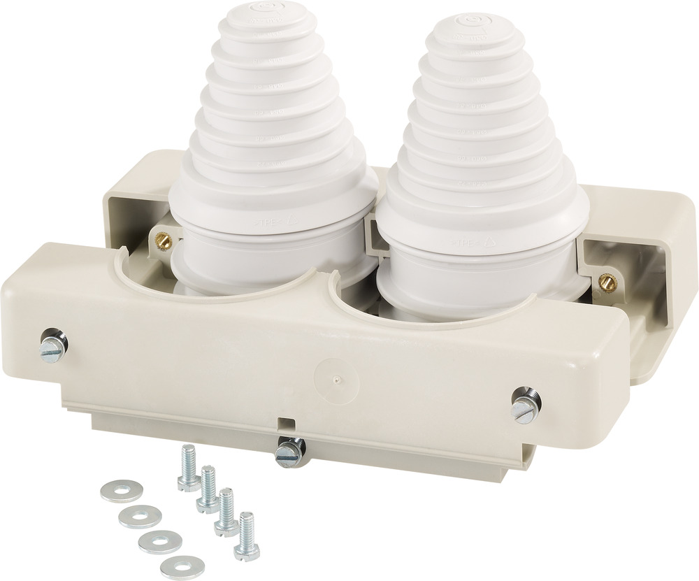 Hensel - MI aanbouwflens 2 x dia 30 72mm - 2000319