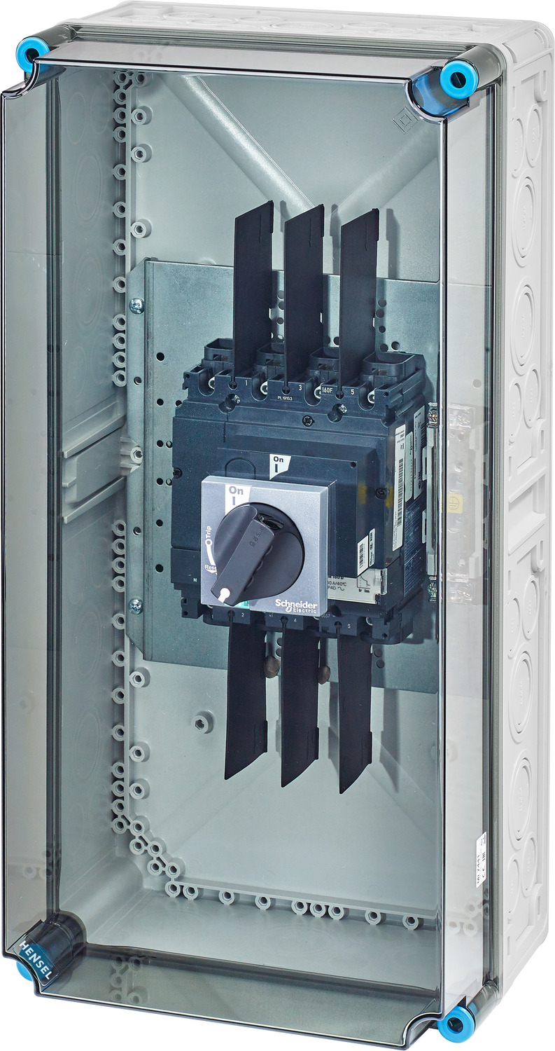 Hensel - MI vermogenschakelaars behuizing 160A 4P+PE 600x300x262mm - 20001488