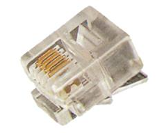 Elix - Mannelijke RJ11 6/4 krimp telefoonstekke rs 10 stuks - 99121