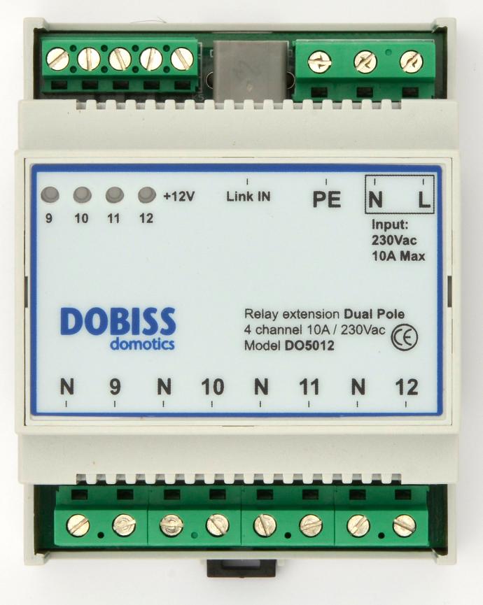 Dobiss - Relais uitbreidingsmodule dubbel - DO5012