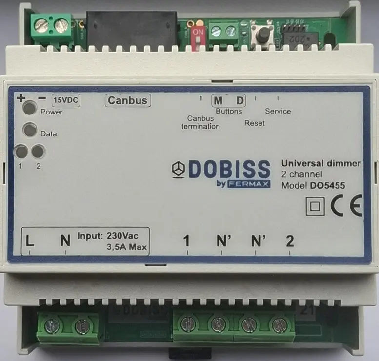 Dobiss - Universele 2 kanaals dimmer - DO5455
