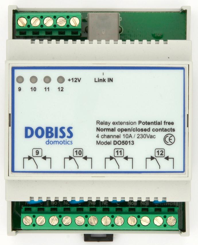 Dobiss - Relais uitbreidingsmodule potentiaalvrij - DO5013