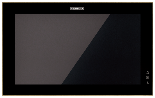 Fermax - Monitor met aanraakscherm 10" Zwart - 14833